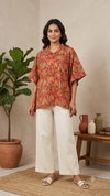 K 924 Vol 3 By Naisha Cotton Printed Ladies Kaftan Style Shirt Tops 